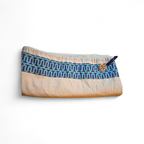 Tory Burch Navy Blue Satchel - Picture 10 of 16